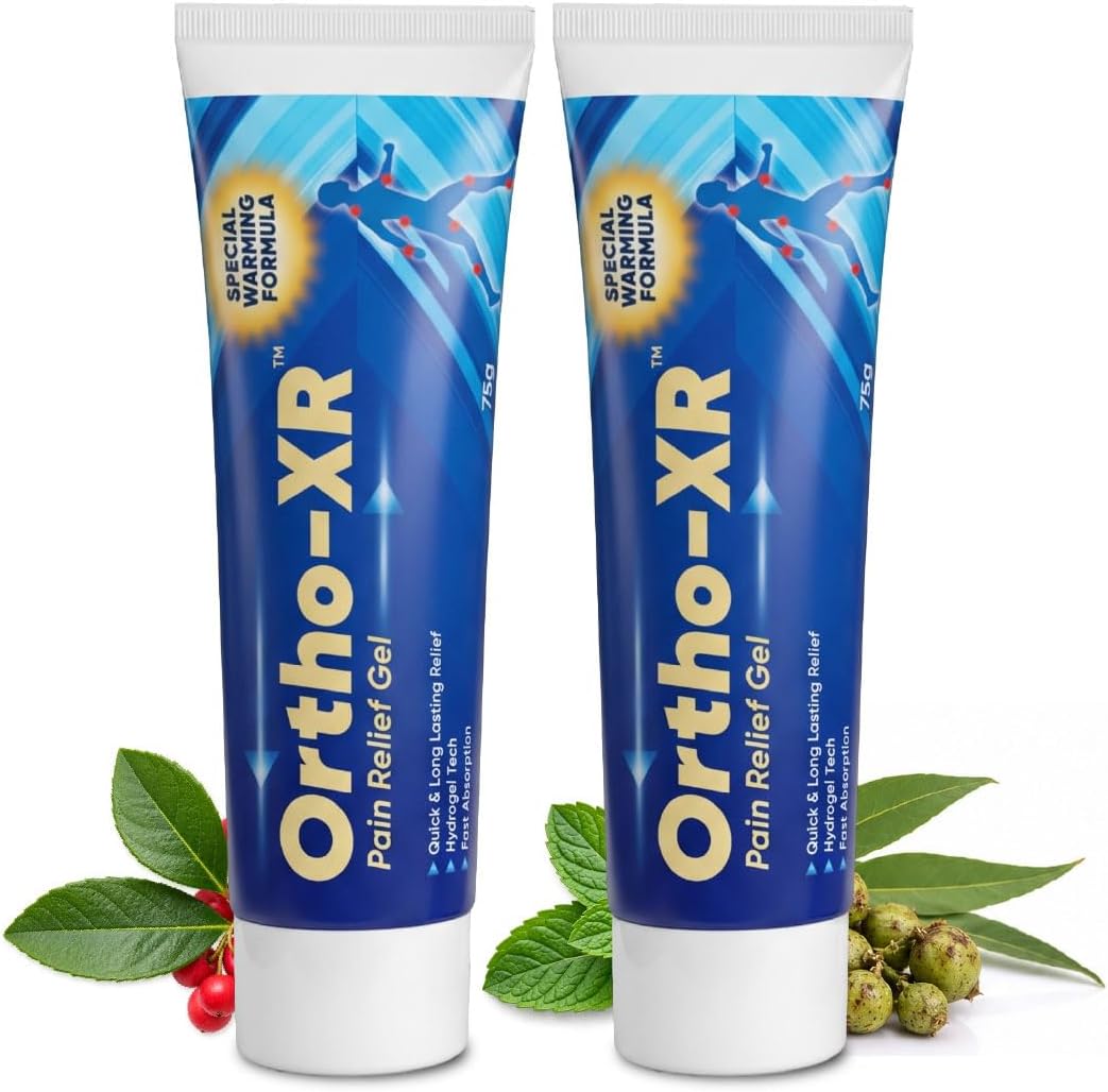 - Ayurvedic Pain Relief Gel 75g x 2 | Instant Relief for Back, Knee, Joint, Shoulder, Muscle & Arthritis Pain | Hydrogel Tech & Warming Formula | Herbal & Skin-Friendly | 150g