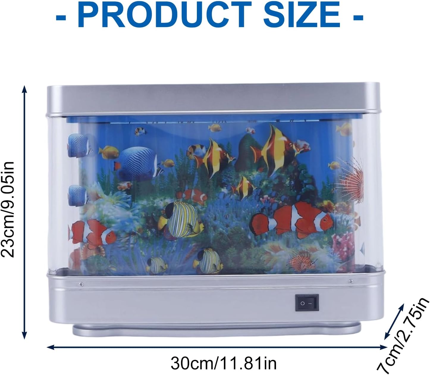 Sea Themed LED Fish Light Compact and Easy to Use Aquarium Decors for Room and Parties USB Fish Decors