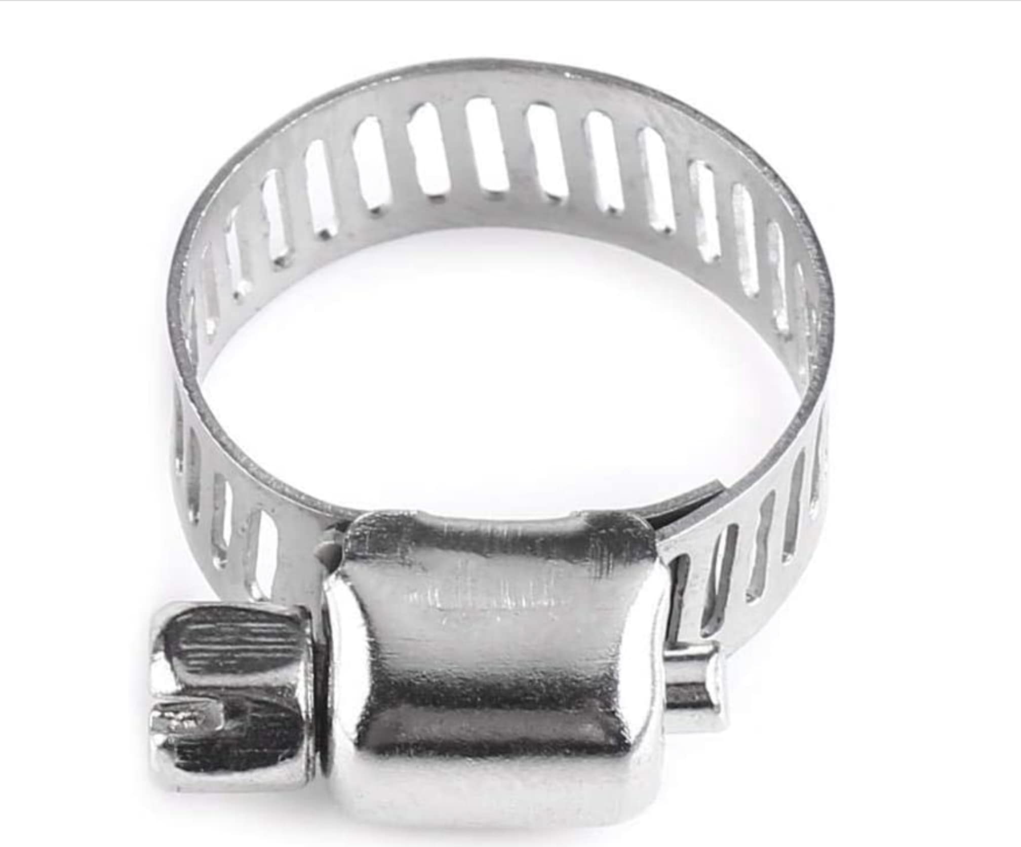 Lkg Lkg® 10Pc Hose Clamp Set Adjustable Pipe Clamps, 18-27Mm Stainless Steel Hose Clips Set,Worm Drive Pipes Fuel Line Clips For Various Pipes Automotive Mechanical