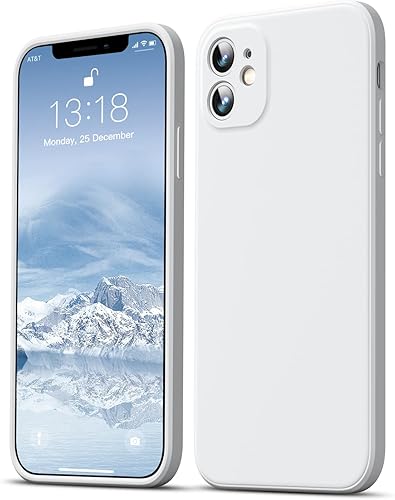 Miniatura 1 de GOODVISH Funda compatible con iPhone 11 de 6.1 pulgadas  Funda de silicona líquida ultradelgada  Protección mejorada de la cámara y la pantalla
