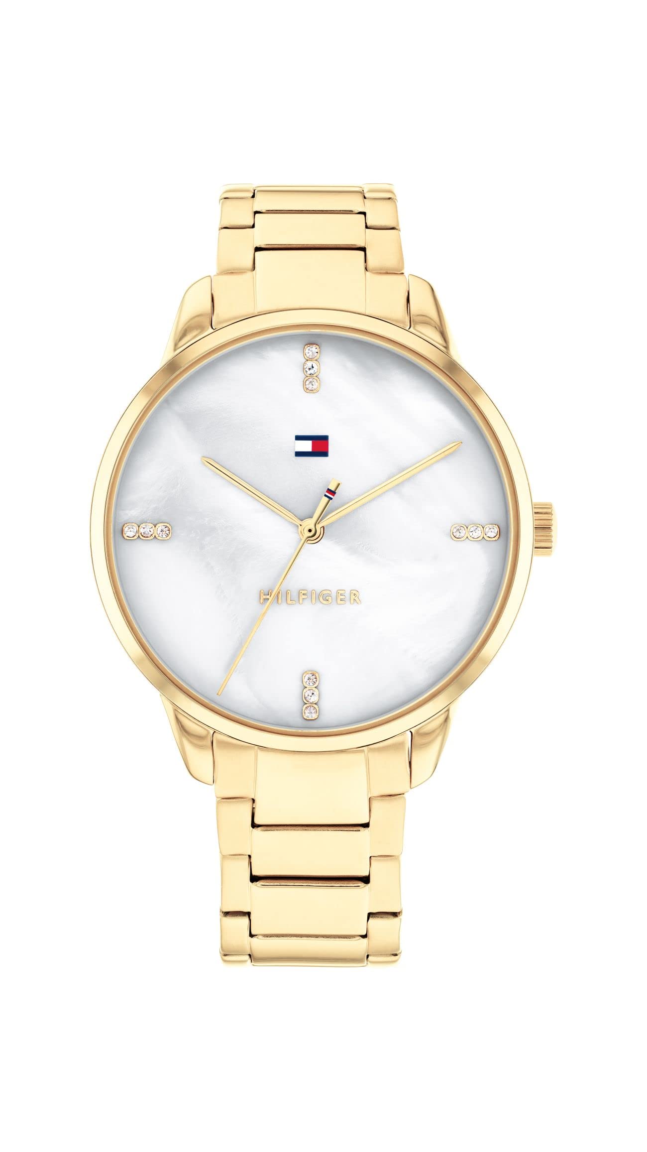 Tommy Hilfiger Quartz Analog White Dial Stainless Steel Strap Watch for Women-NETH1782546 (B0BPCPQ6QB) Amazon Price History, Amazon Price Tracker