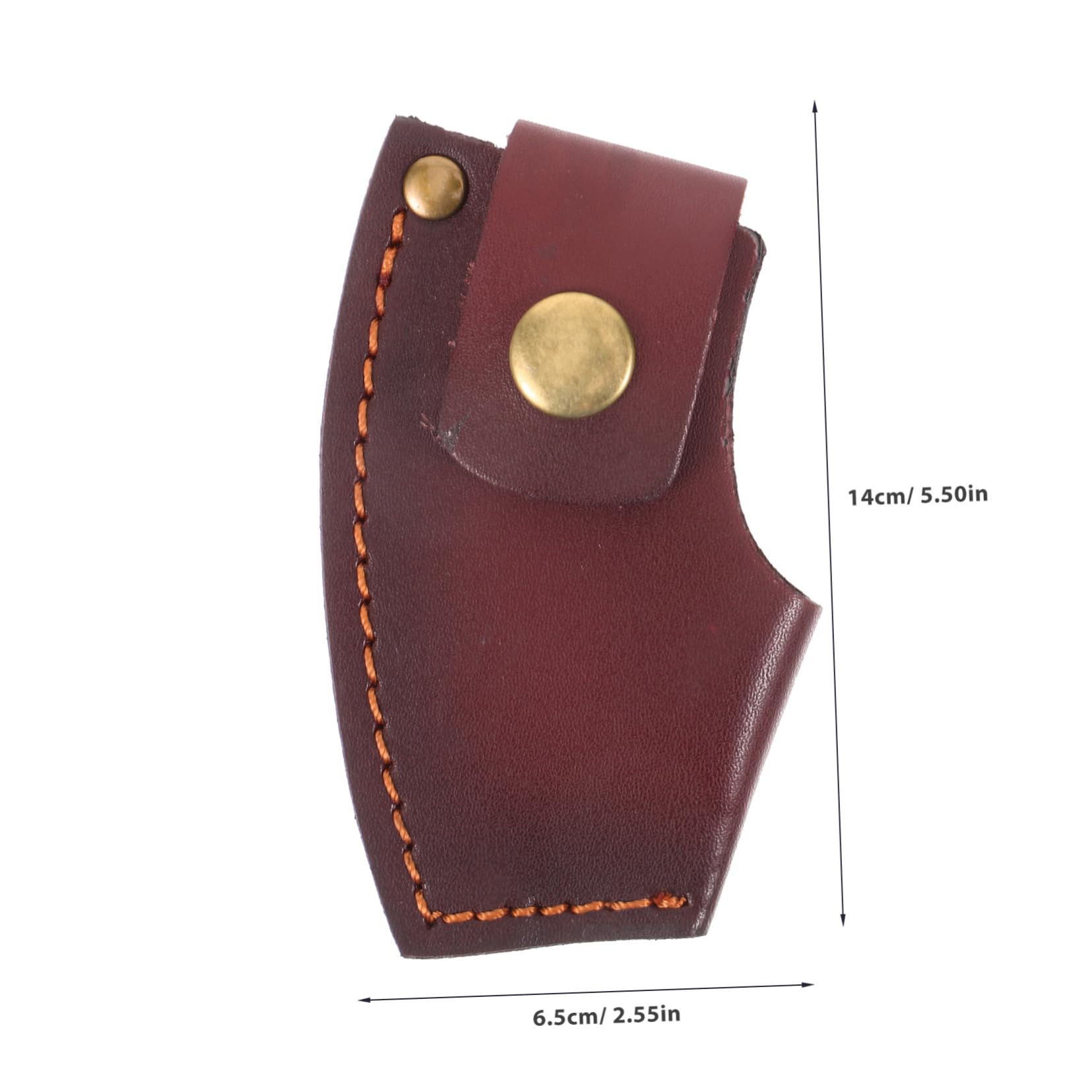 Angoily Leather Axe Cover Portable Hatchet Protector for Outdoor Tools Compact Leather Construction for Camping and Adventurers