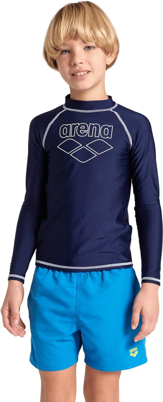 Arena Jungen Unisex Jr Arena Rash Vest L/S Graphic Shirt (1er Pack)