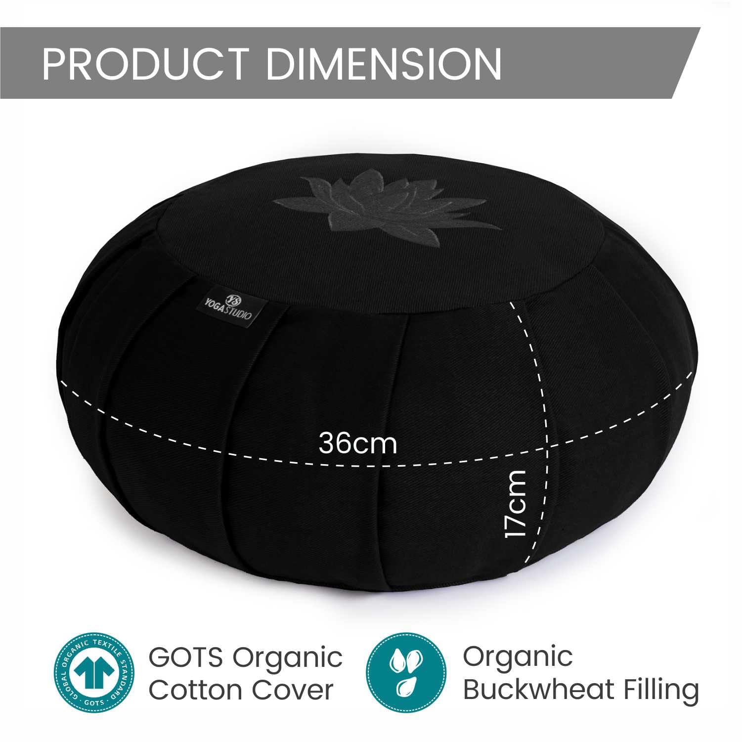 Yoga Studio Meditationskissen - Perfekt Für Entspanntes Sitzen