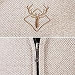 Mylldey Mens Casual Full Zip Cardigan Sweaters Cable Knit Jacket Sweater Men, US Size