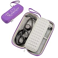 Vista 10 de Caseling Estuche rígido para estetoscopio para 3M Littman Classic III, Lightweight II S.E, Cardiology IV, MDF Acoustica - Ranura para ID