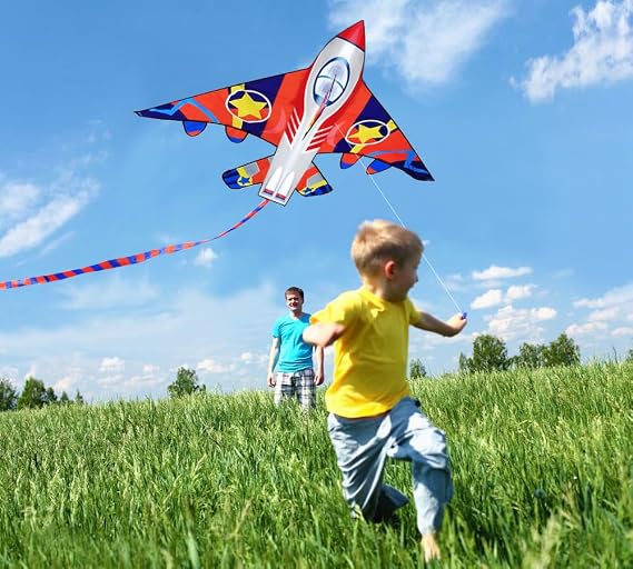 The Colorful Life Riesiger Regenbogen-Delta-Drachen für Kinder und Erwachsene, 152,4 cm breit, mit lebhaftem Windsack oder 24 m langem Schwanz, einfacher Flyer – Kit Line und Drehgelenk im
