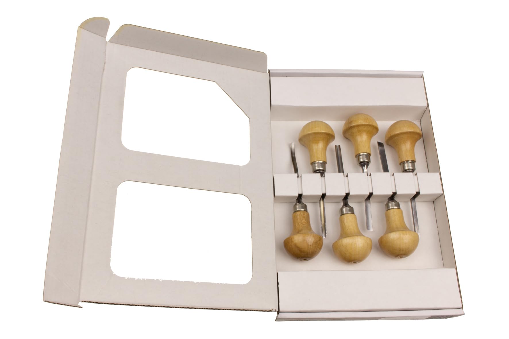 Stubai 580006 Set di Sgorbie 'Micro', 6 Pezzi