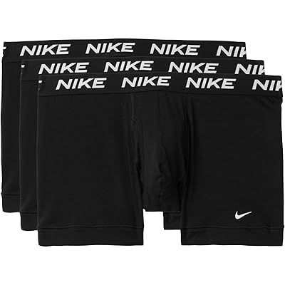 Nike All Day Cotton Stretch with Fly Trunk 3-Pack black/black/black