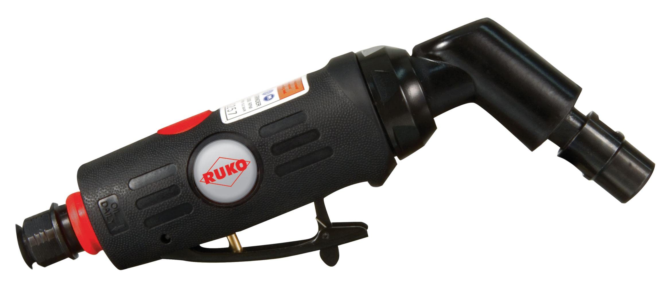 RUKO 116120L - Mini amoladora neumática a 115º