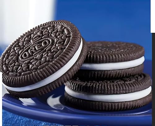 Miniatura 3 de Home Sweet Bundles Paquete de 12 mini muffins Oreo recién horneados con tapices decorativos, incluye 30 flores prensadas y tapetes blancos en