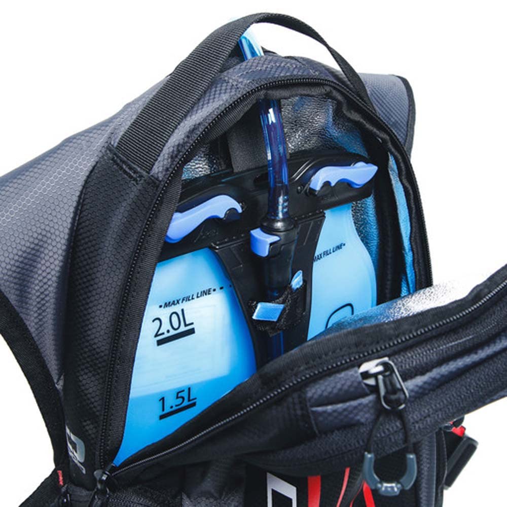 Dainese Alligator Backpack, Zaino Sacca Idrica, Nero/Rosso, N