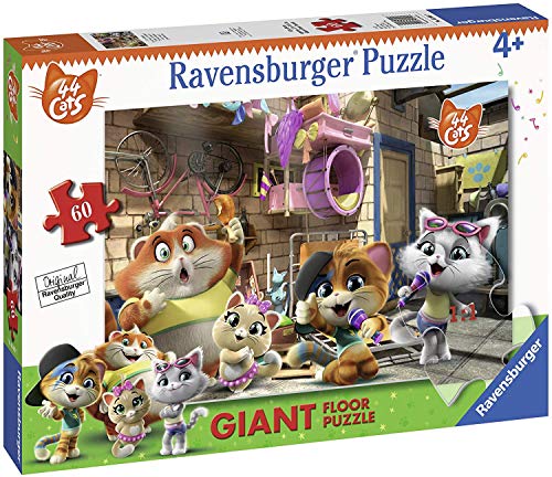 Ravensburger 44 Chats Puzzle, Giant, 60 pièces, 03005