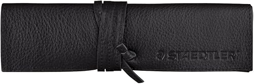 STAEDTLER - Estuche de cuero para bolígrafos, Negro -, Estuche para lápices