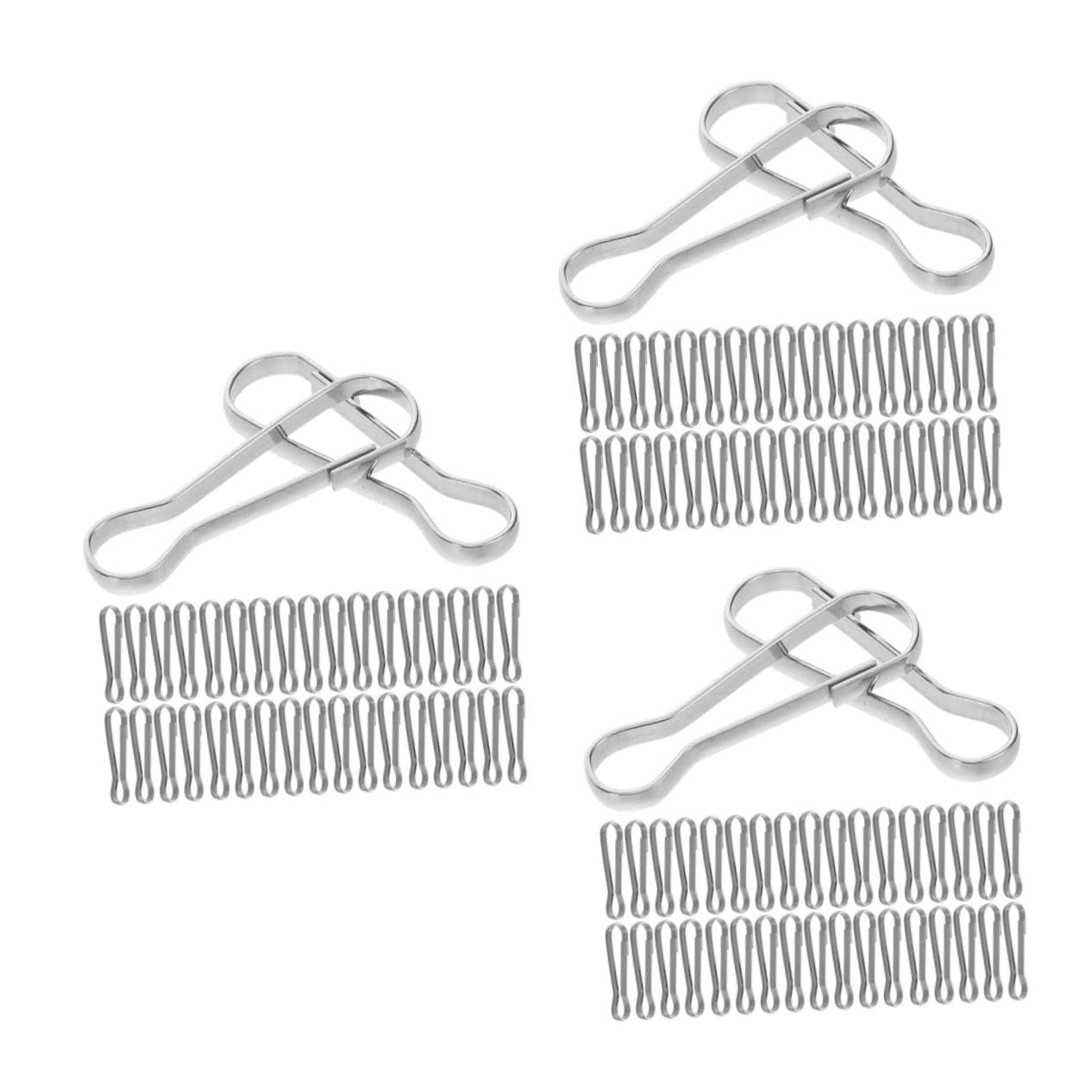 Porte clés acier inoxydable durable lot de 300 mousquetons robustes FOMIYES