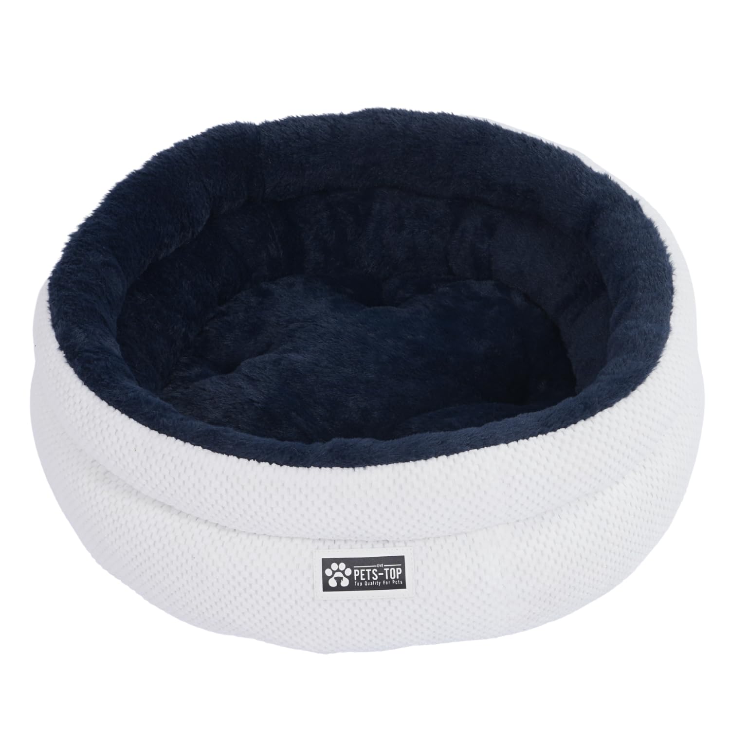 Couchage apaisant rond et chaud One PETS-TOP : gardez votre petit compagnon bien au chaud en hiver