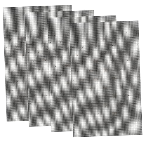 EXAOMBLE 4Pcs Sheets Mesh Sheets for DIY Crafting Woven Sheets Versatile Embroidery and Sewing Mesh for for Handmade