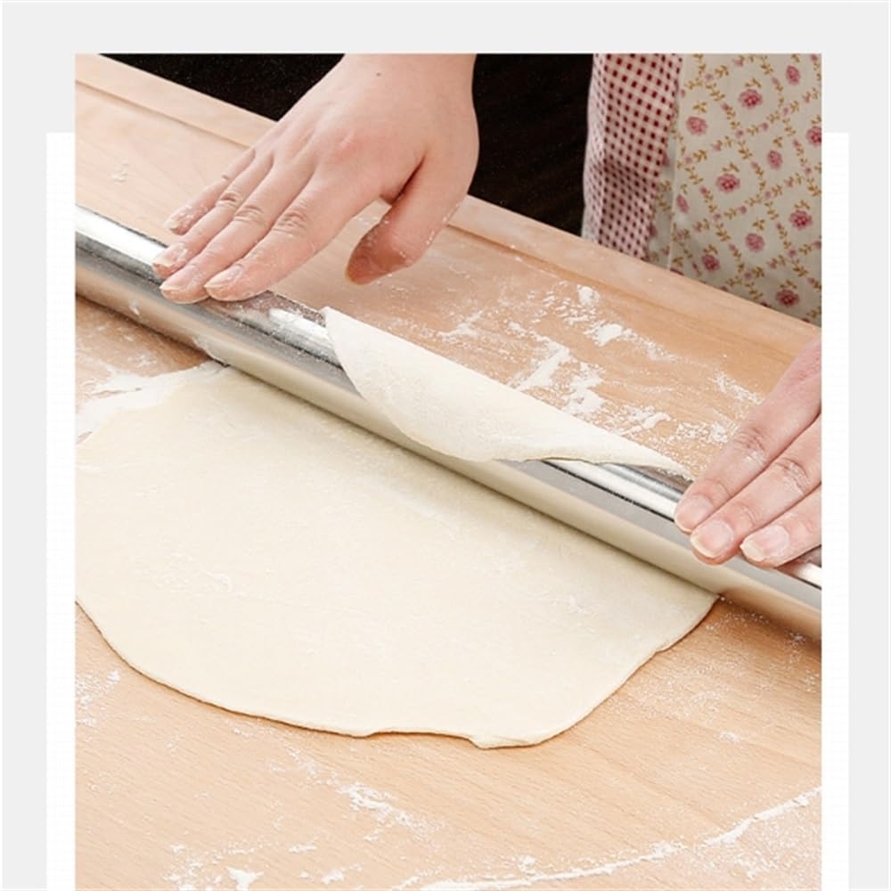 Nudelholz mit Antihaftbeschichtung zum Backen, ideal für Knödelhaut, Haushalt, 32,5 x 2,8 cm, leicht zu reinigen, langlebiges Küchenwerkzeug