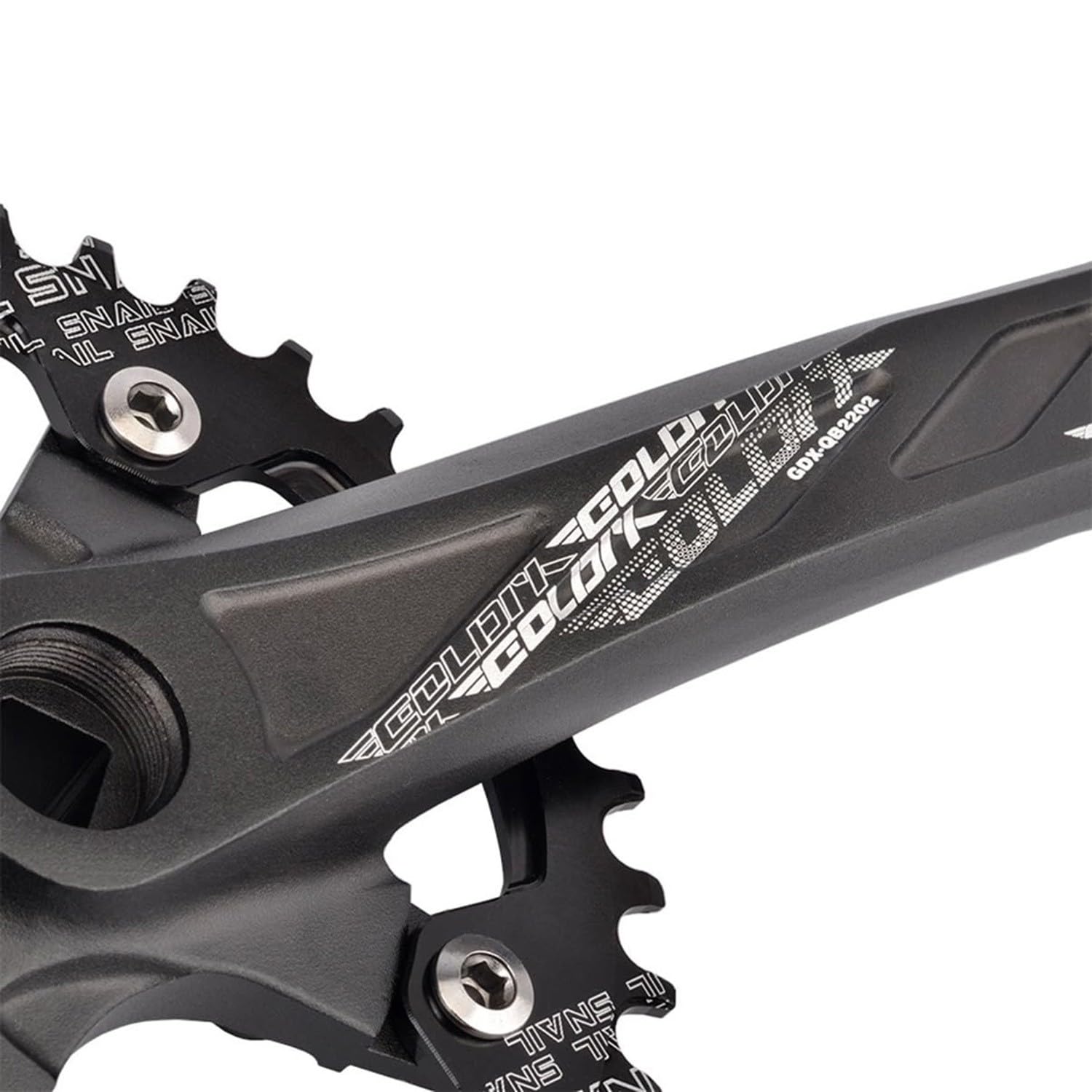 Guarnitura Per Bicicletta Conica Quadrata 170/175Mm Guarnitura Per Mountain Bike 104/64BCD 36T/38T/40T/42T Set Pedivella MTB A Corona Singola Pedivella Bici Per 10/11 Velocità