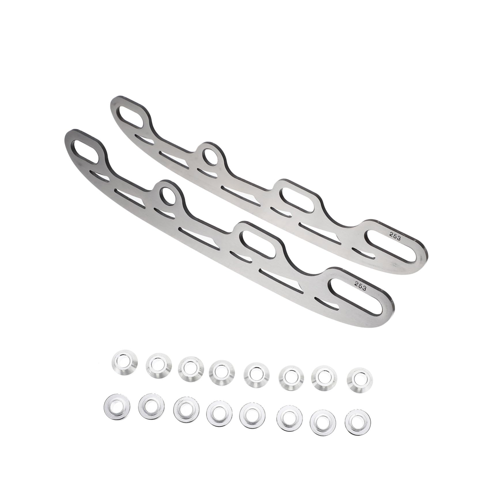 Cuchillas Patines Ruedas Acero Inoxidable con Tapones Reemplazables para Hockey y Artístico