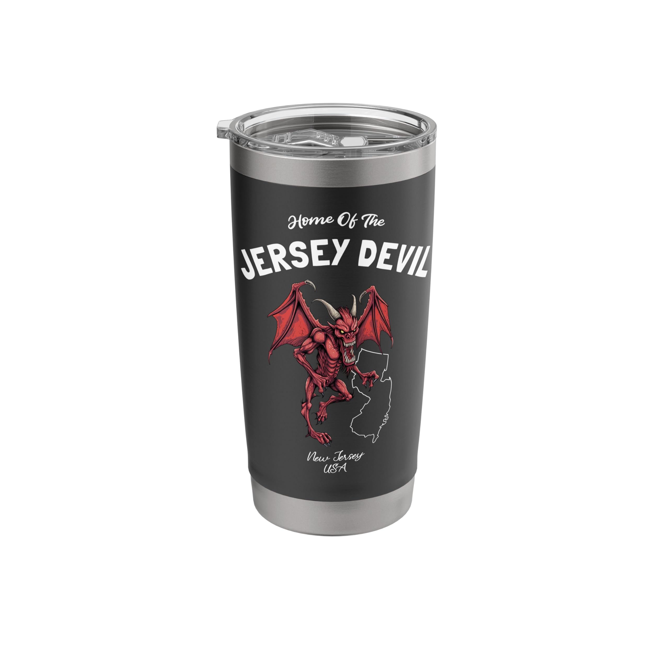 Home Of The Jersey Devil New Jersey USA Cryptid Stainless Steel Insulated Tumbler