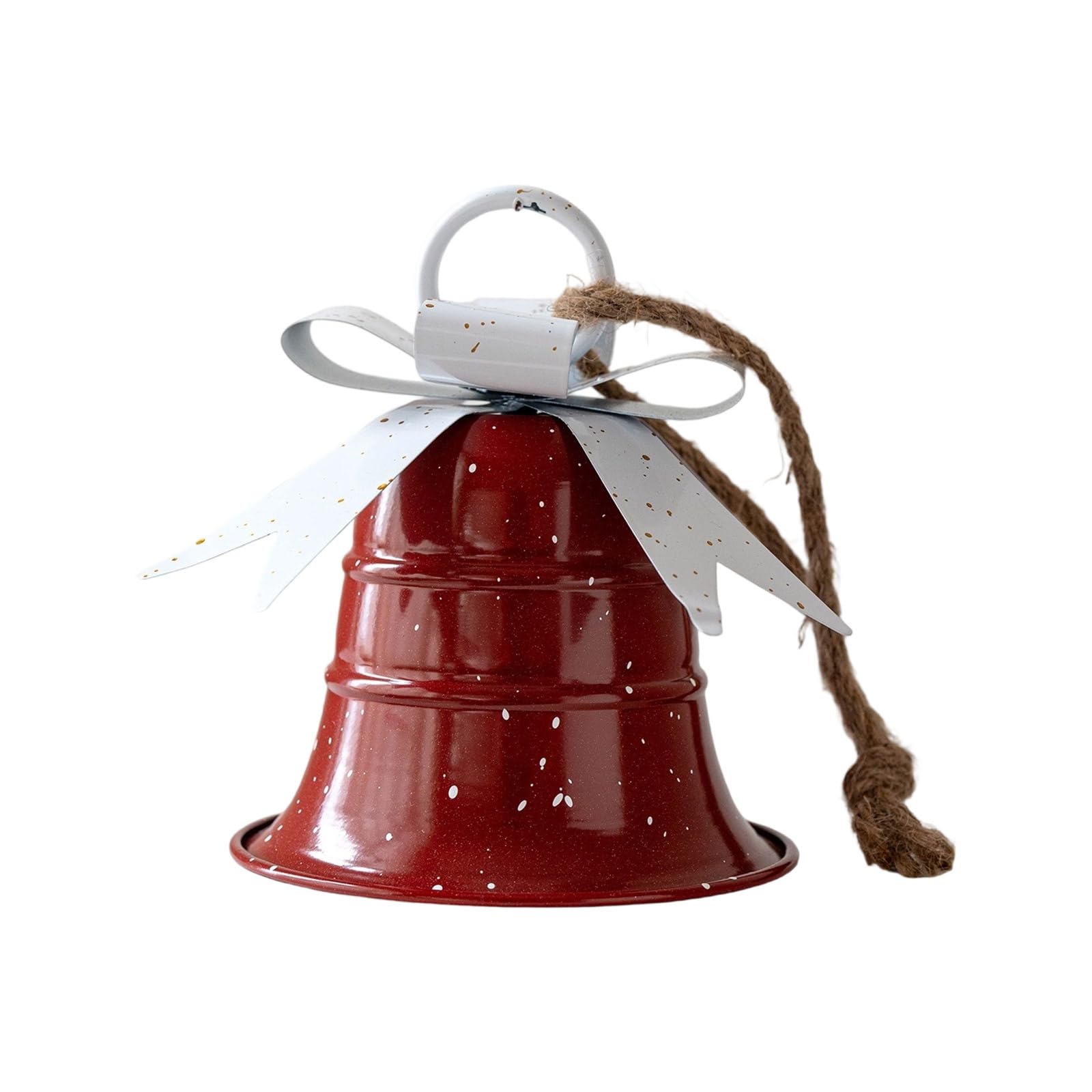 Christmas Tree Bells Ornament Iron Metal Hanging Decoration for Wreath Mantel Window Festival Tree Embellishment Christmas Ornament