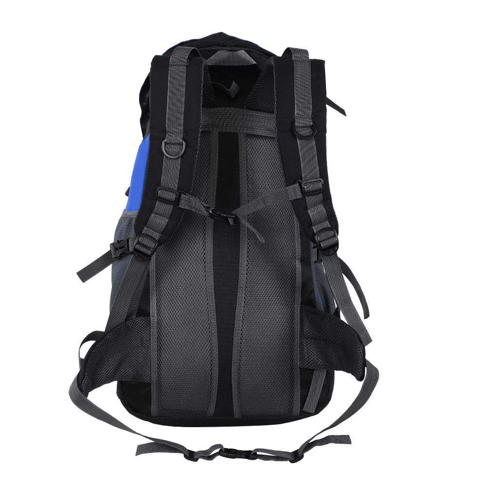 Alomejor Plecak turystyczny, 50 l, duży plecak turystyczny, outdoorowy, podróżny, wspinaczka górska, plecak kempingowy, dla mężczyzn i kobiet (56 x 36 x 23 cm, niebieski), niebieski