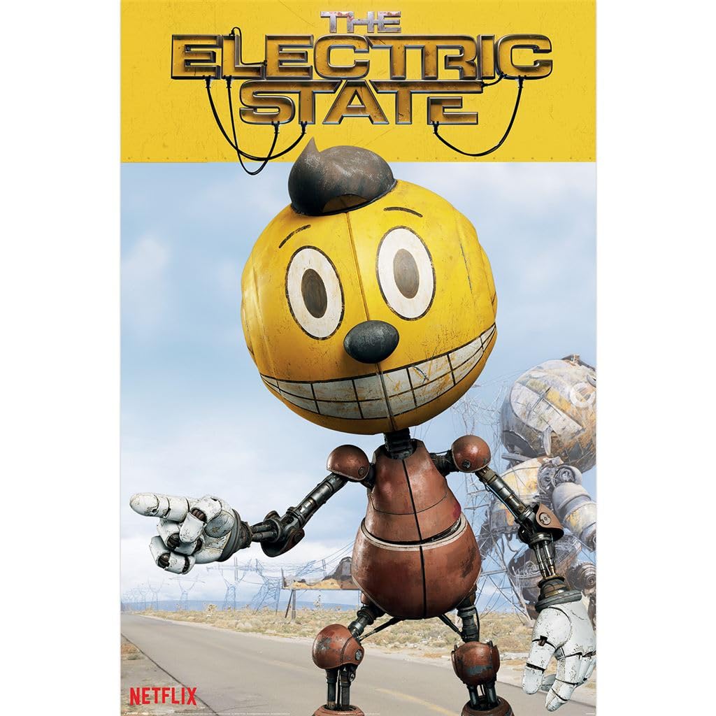 Pyramid International Official Maxi Poster – The Electric State (Cosmo) | Decorative Wall Art | 61cm x 91.5cm Poster for Bedrooms, Dorms & Fans