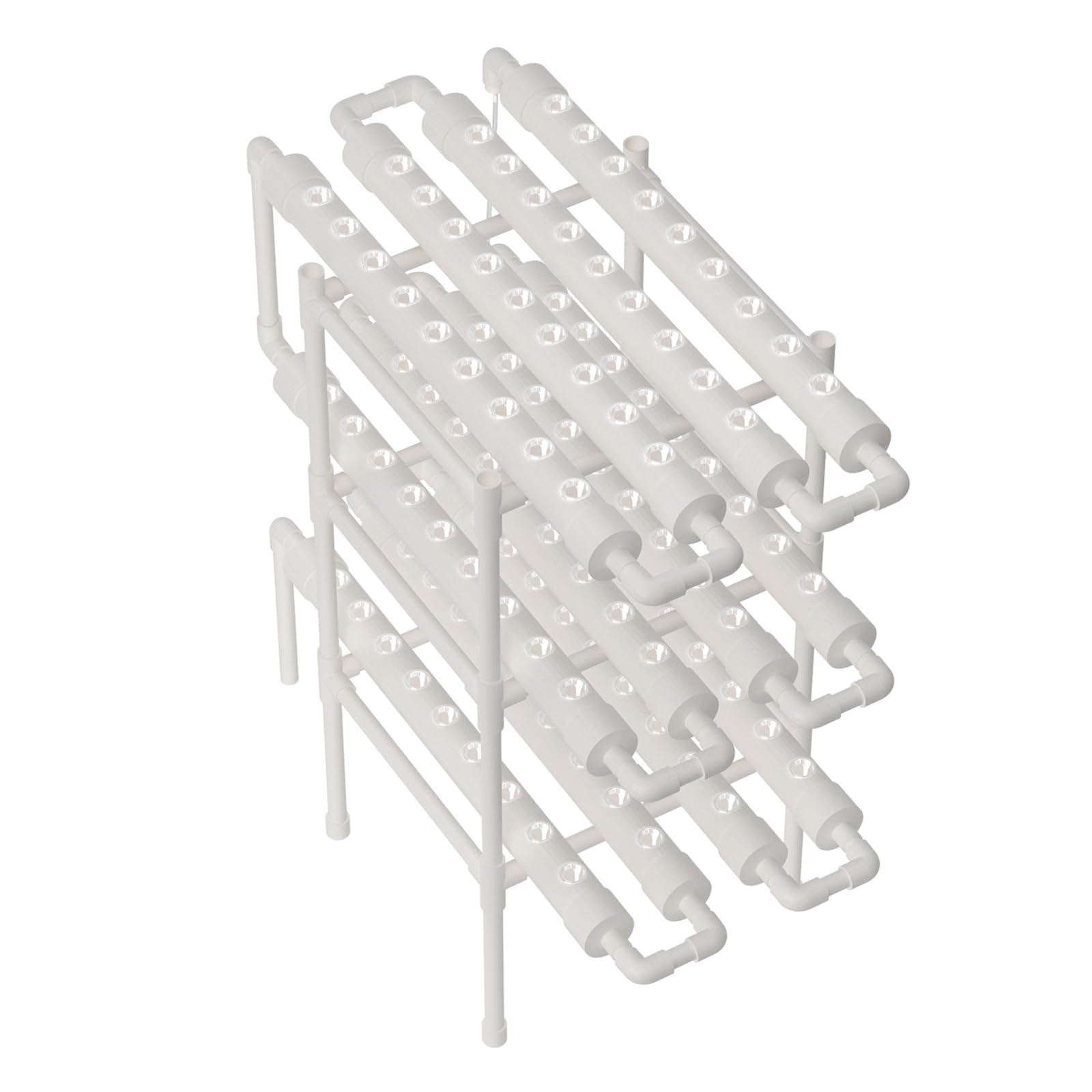 Hydroponic System Aeroponic Tower 3 Warstwy PVC 108 Otworów 12 Rur Bezglebowy System Hydroponiczny