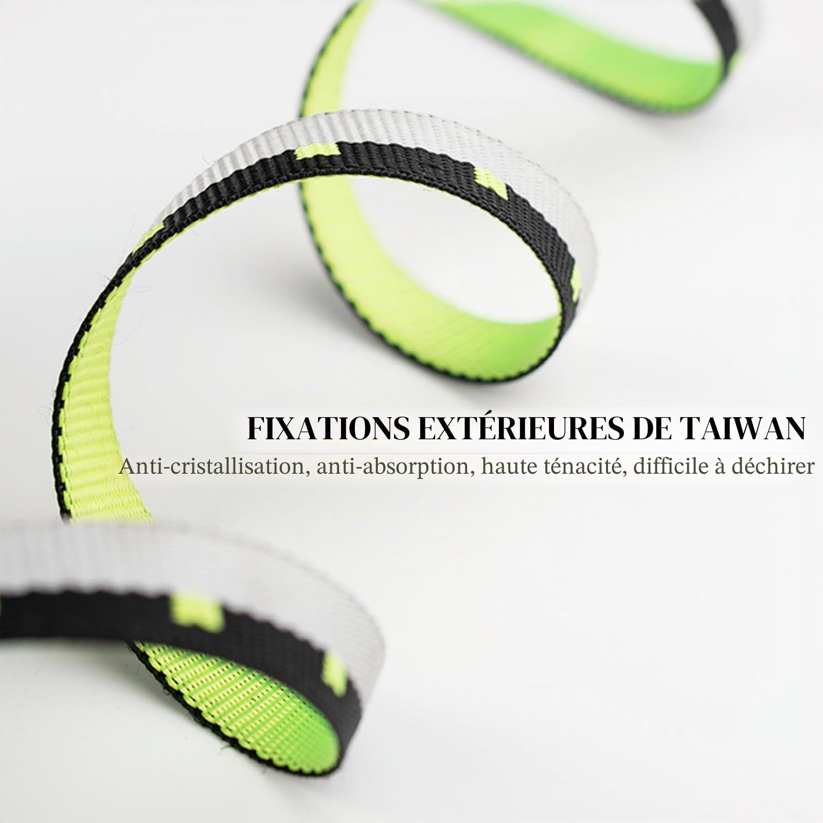 BRS-S1 Paire de crampons d'extérieur 14 dents pour ski, glace et glacier, dispositif de traction antidérapant pour la marche, la randonnée, l'alpinisme, le trekking