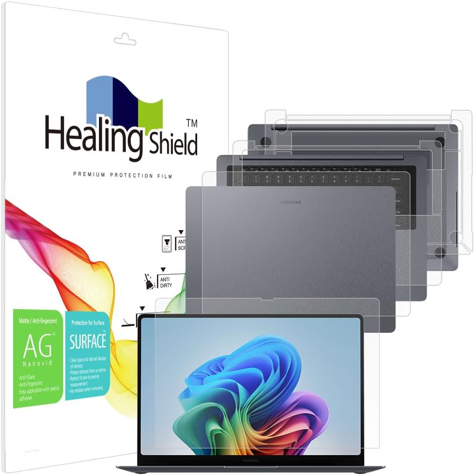 Healingshield Skin Seal Screen Protector Skin Seal Screen Protector Film Cover Compatible with Samsung Galaxy Book6 Pro NT960XJG
