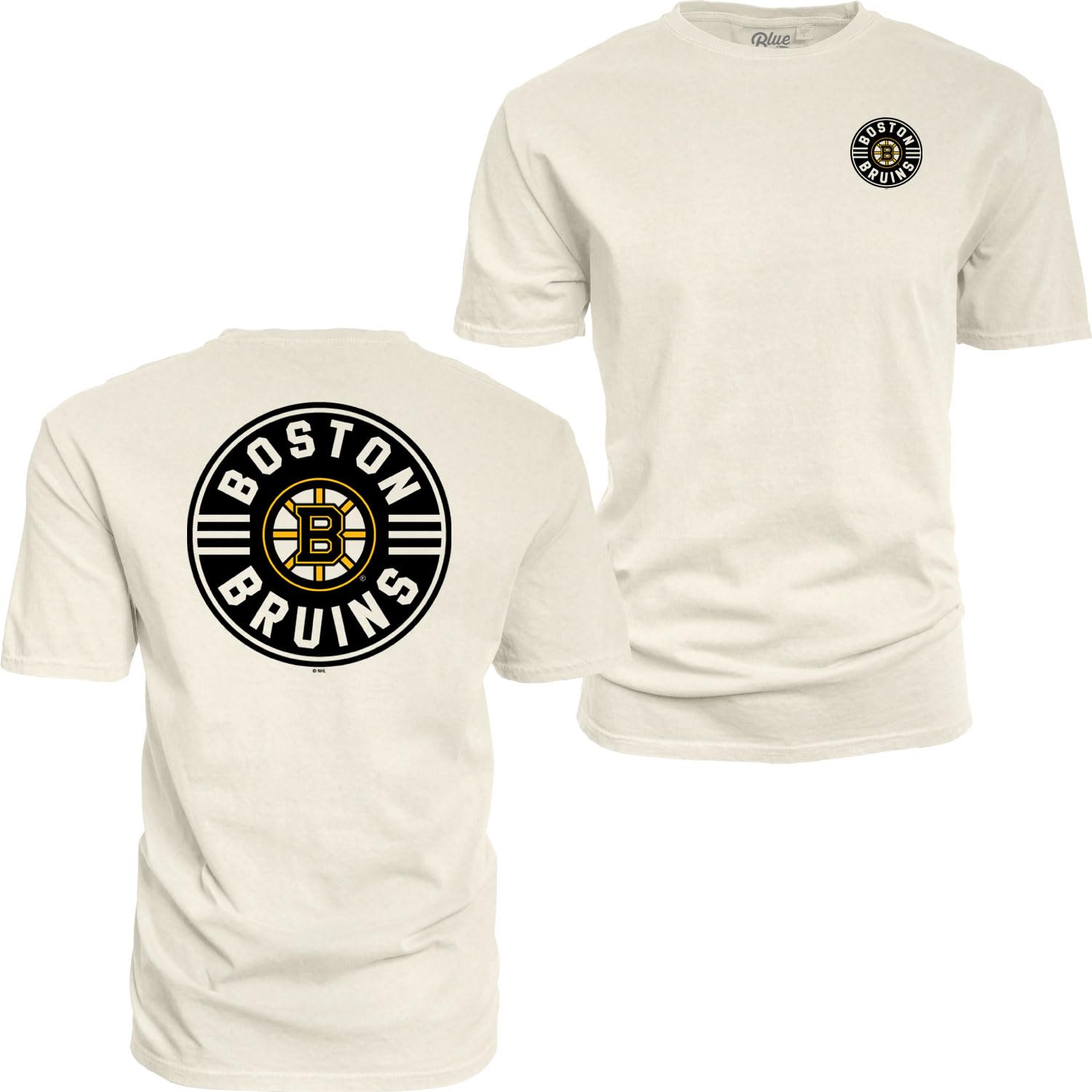 Blue 84 NHL Officially Licensed T-Shirt Ringspun Front/Back Ivory Puck โ image 1