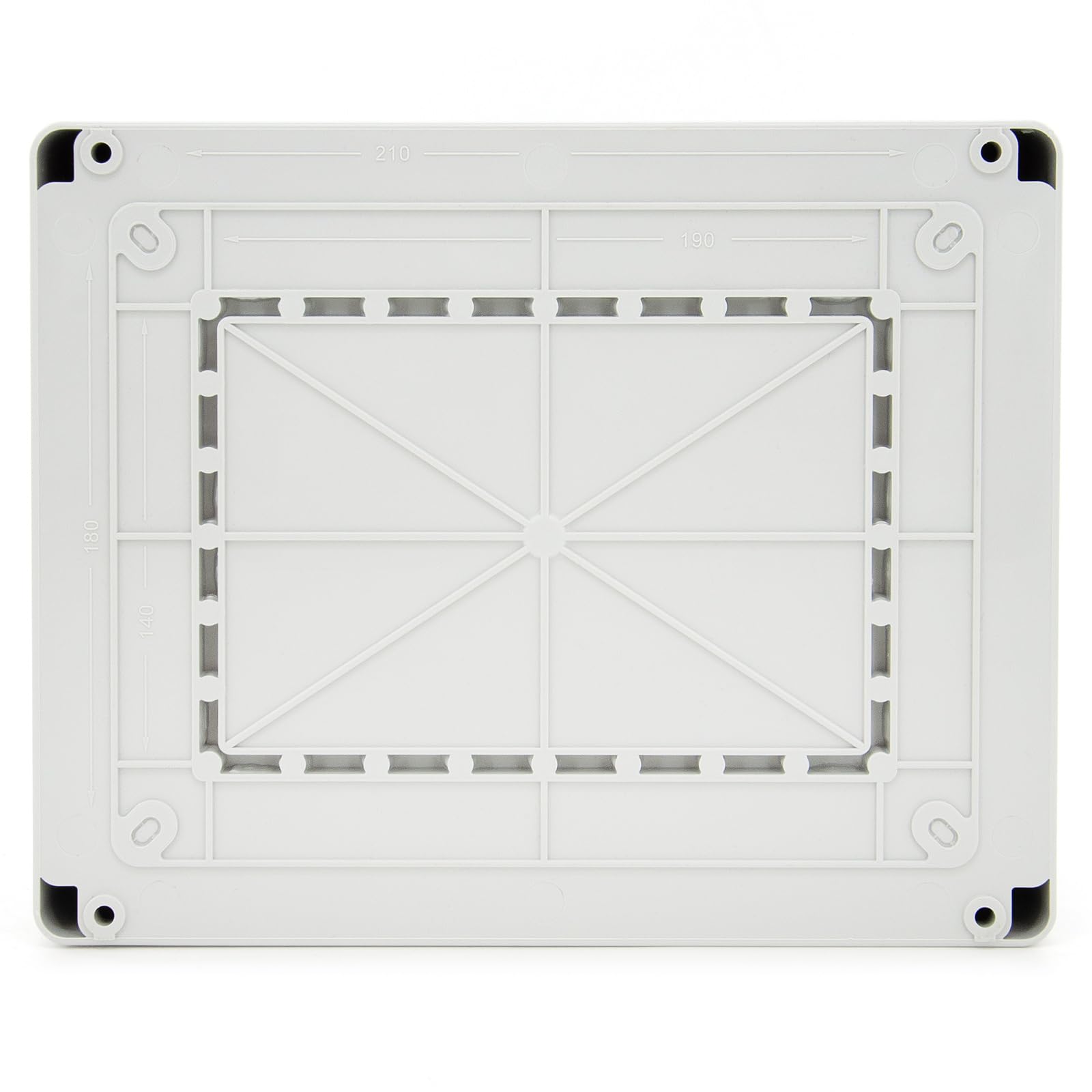 ELS Elektrotechnika Distributore di corrente da parete 6 x 230 V Schuko + 1 x CEE 16 A, distributore di presa cablato, per interni ed esterni