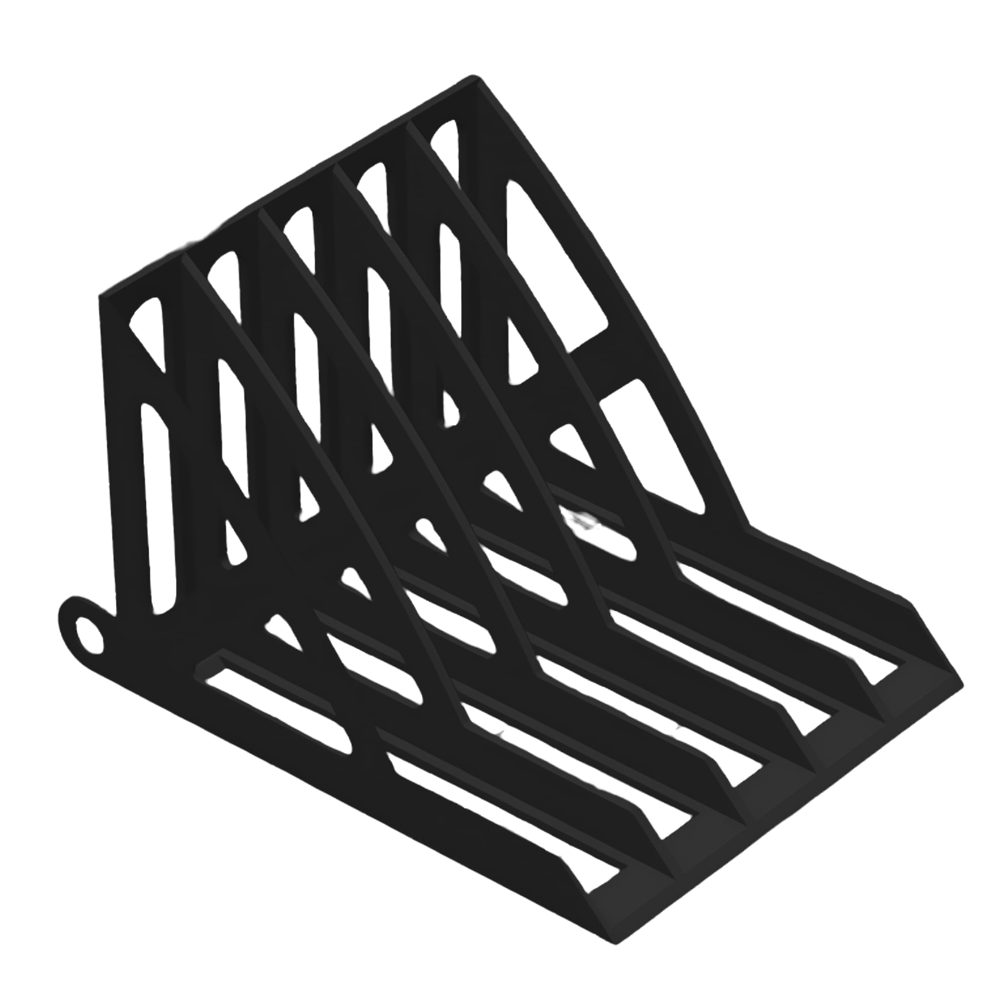 PS5 Game Organizer & Display Stand - 5-Slot Video Game Storage Rack for PlayStation 5 and PS4 Disc Cases (Black)-image-1