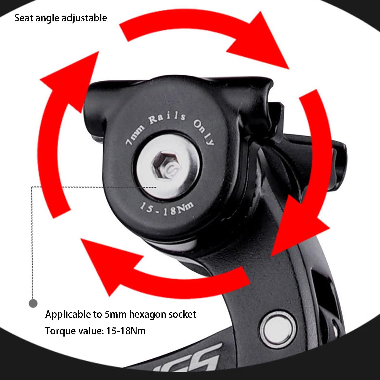 Tige de Selle Suspendue pour vélo, 27,2/28,6/30/30,4/30,8/33,9 x 365 mm, Tige de Selle avec Amortisseur et Capuchon de Protection pour Route, Gravel et VTT (30,4 mm)
