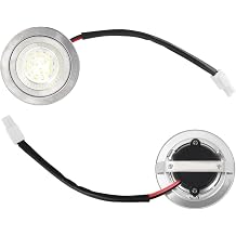 2pcs Range Hood Light Bulbs, 12V DC 1.5W 68mm LED Range Hood Bulbs Appliance Replacement 6500K Light for Kitchen Lamps Stove Undercabinet Closet