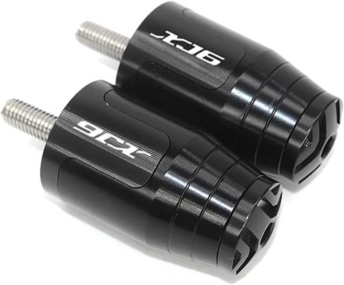 RESKIO Motorcycle Accessories 78'' 22MM Handlebar Grips Handle Bar Cap End Plugs for Yamaha XJ6 Diversion XJ6DIVERSION XJ 2009-2014 (Color Black)