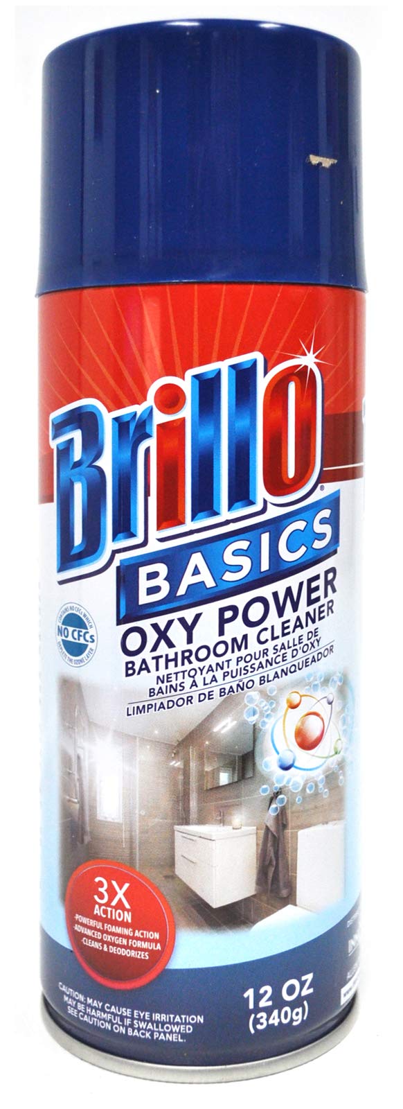 BrilloBasics Oxy Power Bathroom Cleaner 12 Oz
