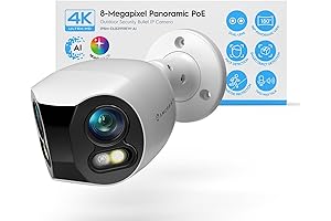 Amcrest Visiocrest 4K Outdoor Security Camera with Dual-Lens and AI Features