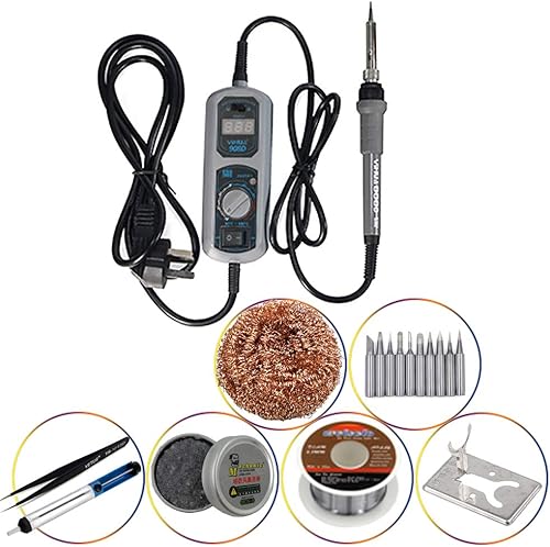 Soldering Occus 908D 60W Termostato portátil Traje de soldador Termostato ajustable Pantalla digital Kit de herramientas de reparación de soldadura