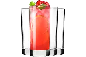 PARACITY 10 Oz Drinking Glasses (Set of 4)