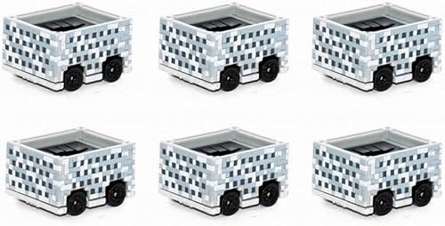 Miniatura 3 de Hot Wheels 1:64 Minecraft Minecart (Assorted Character Cards) 6PCS