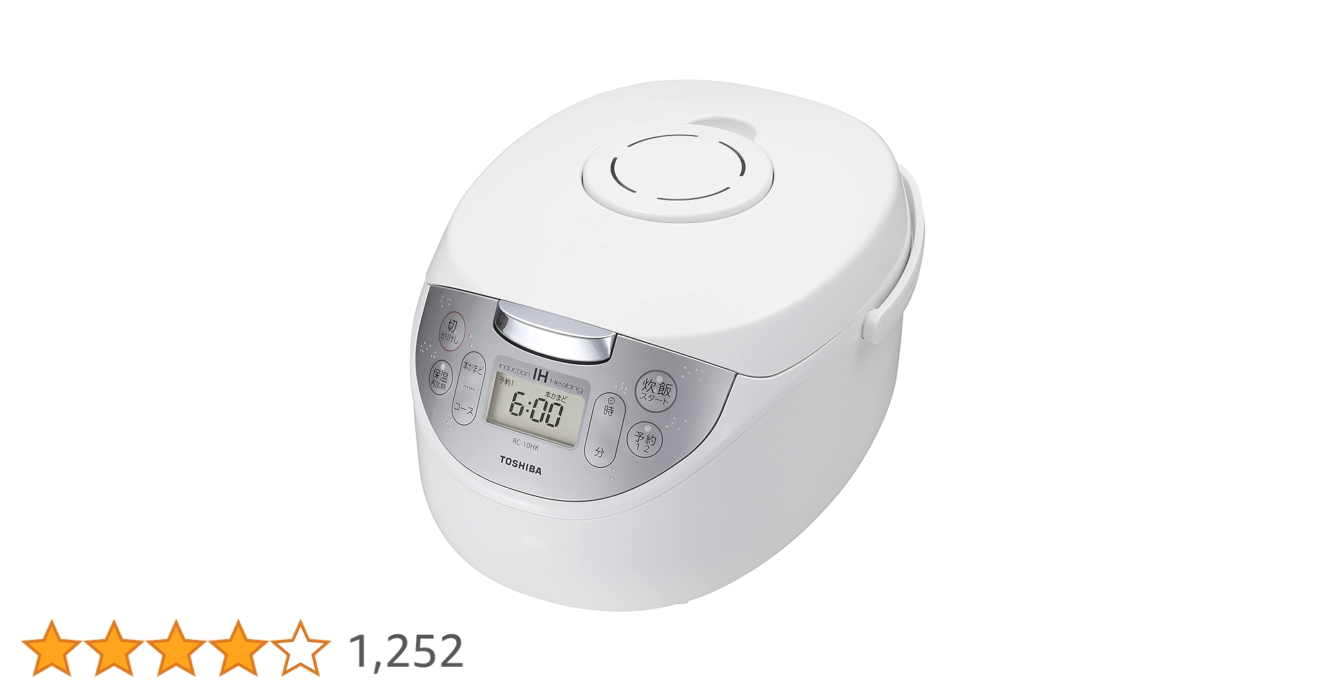 東芝　炊飯器　5.5合　IH RC-10HKおかゆ　炊込み　玄米　パン発酵 東芝 炊飯器 5.5合 IH RC-10HKおかゆ 炊込み 玄米 パン発酵