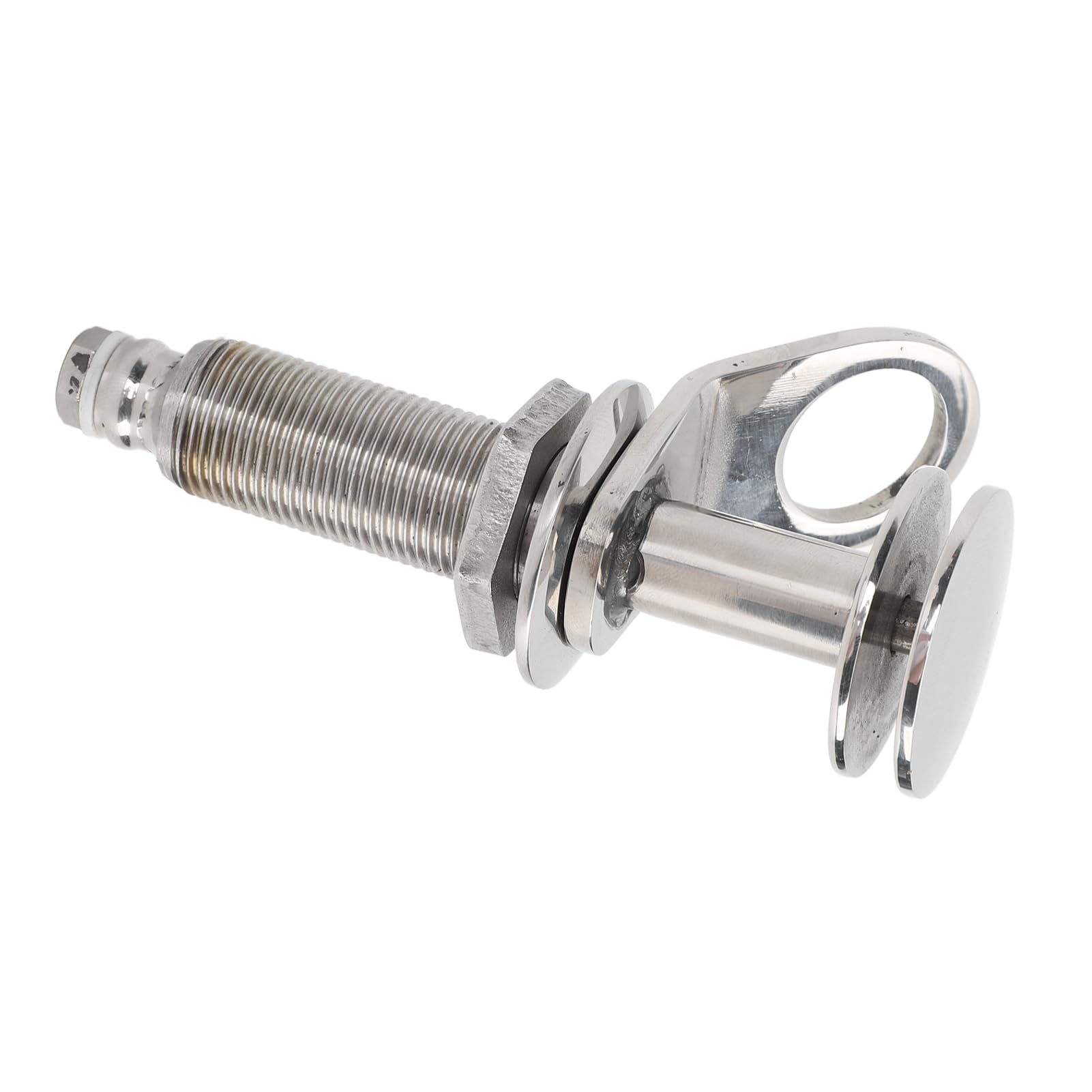 Schmutzfänger-Klampe in Marinequalität, 304-Edelstahl, einziehbare herausnehmbare, zerlegbare Klampe für Boote, Yachten, hochwertiges, langlebiges, einfach zu installierend
