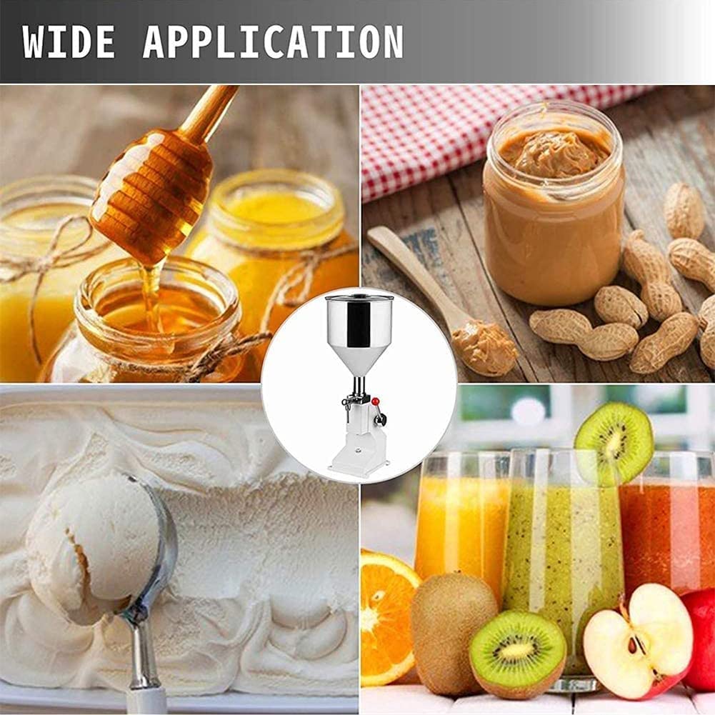 TREEYX Manual Filling Machine Stainless Steel Bottle Filler Paste Filling Machine 5-50Ml Liquid Filling Machine for Water Oil — view 7