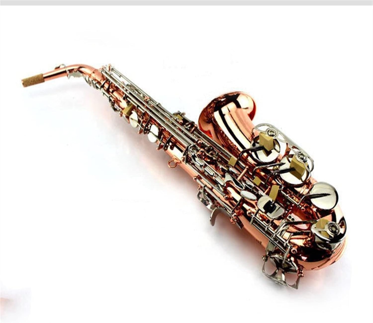 Hmhm 真鍮楽器サックス銅本体ニッケルメッキ鍵eキーアルトサックス初心者 真鍮サックス