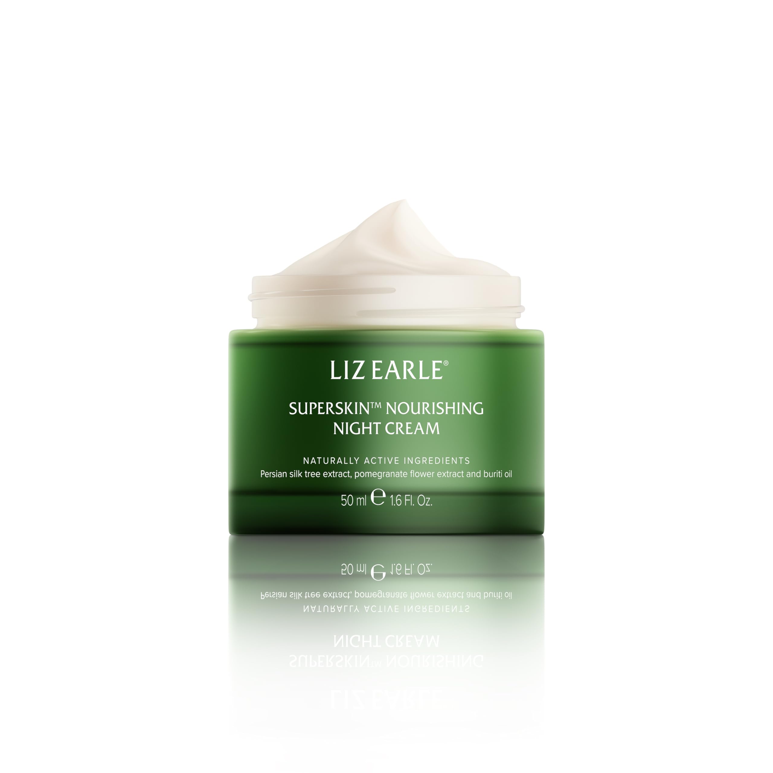 Liz Earle Superskin™ Nourishing Night Cream with Persian Silk Tree, Pomegranate Flower and Buriti for All Skin Types, 50ml