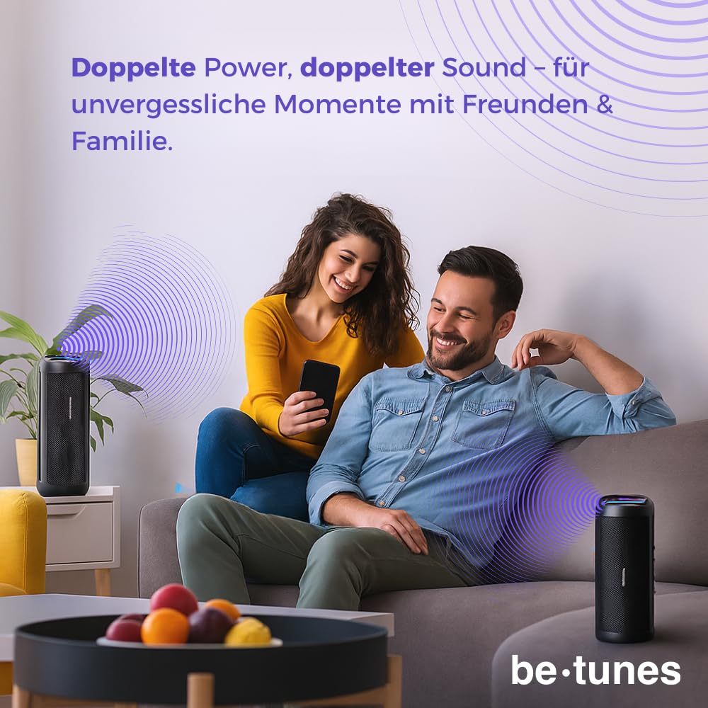 Altoparlante Bluetooth con luce LED, batteria 24 ore