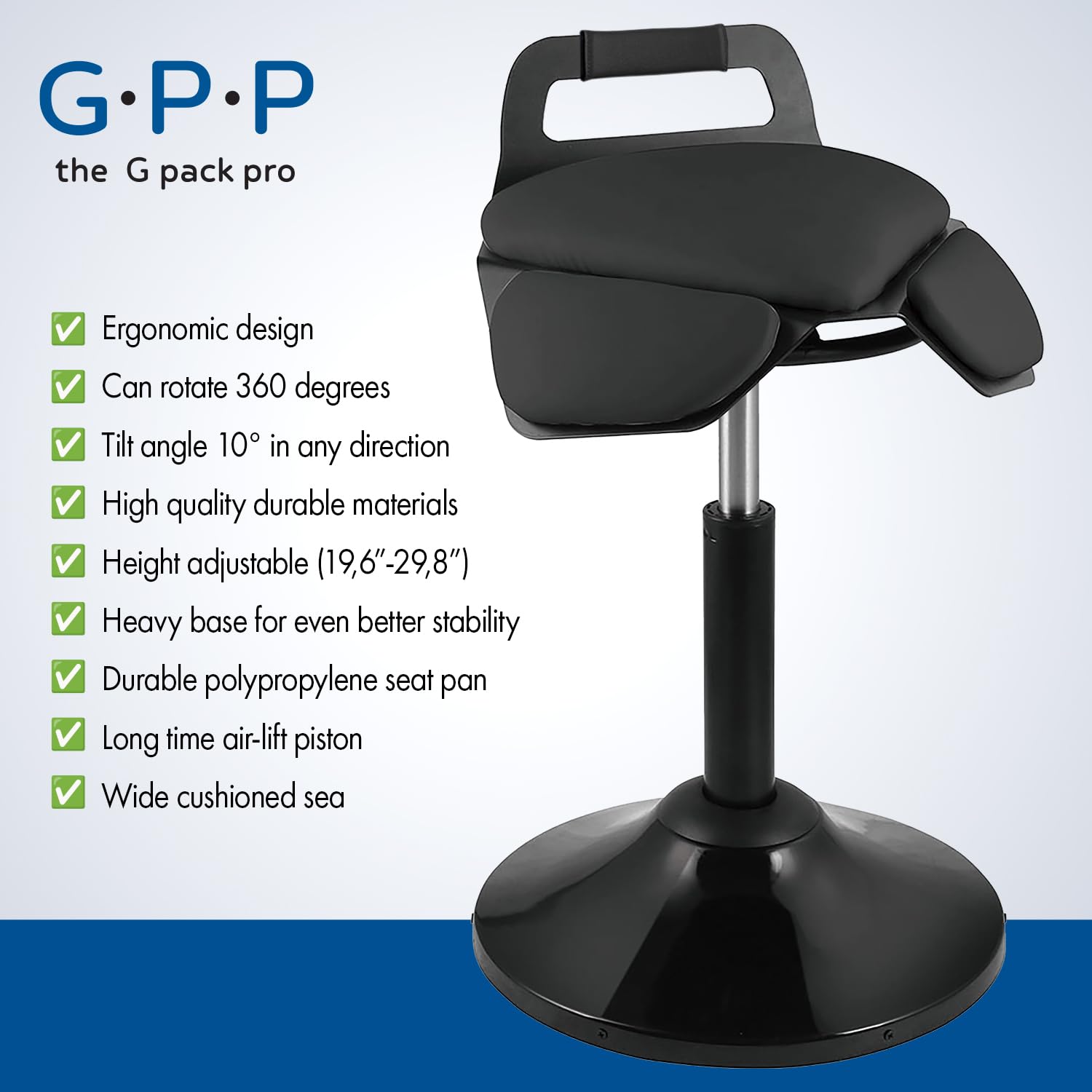 スタンディングチェア Amazon.co.jp: G-PACK PRO-Active スタンディングデスクチェア 調節