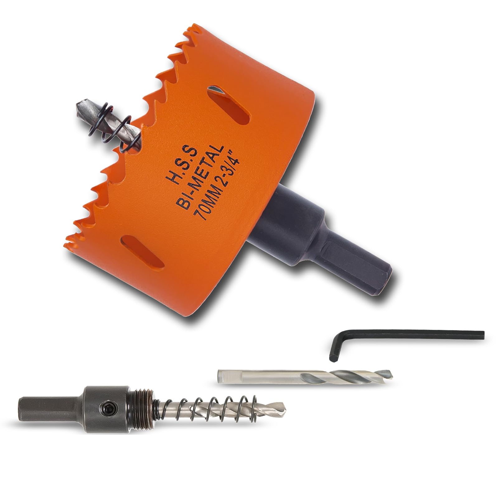 2" Hole Saw Kit - Wood, Metal, Plastic -7 2" Hole Saw Kit - Wood, Metal, Plastic -7